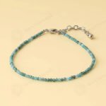 MantraMani Healing Stone Apatite Anklets: Encourage Manifestation and Protect Aura - Energized Vedic Gemstone Jewelry - ...