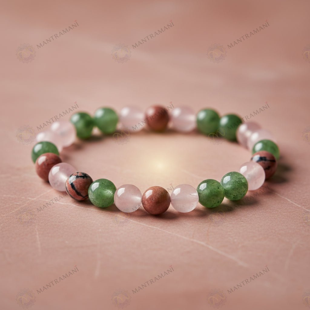 MantraMani Anahata Shield — Heart - Energized Vedic Gemstone Jewelry - MantraMani