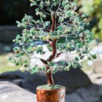 MantraMani Green Aventurine Tree: Promotes Wealth Attraction & Money Growth - Energized Vedic Gemstone Jewelry - MantraMani