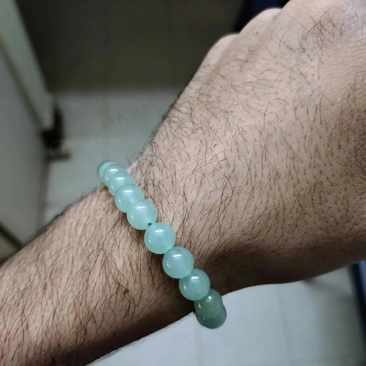 MantraMani Green Aventurine Bracelet - Energized Vedic Gemstone Jewelry - MantraMani
