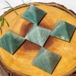 MantraMani Green Aventurine Crystal Pyramid - Energized Vedic Gemstone Jewelry - MantraMani