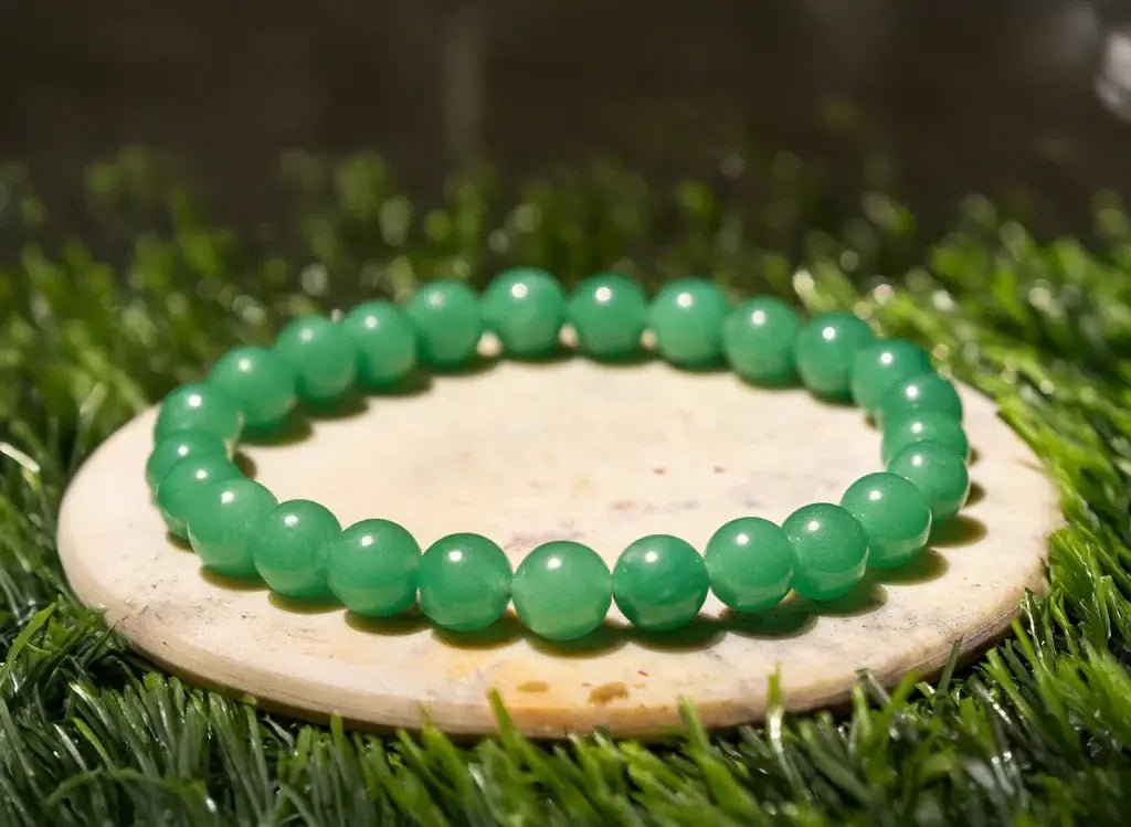 MantraMani Green Aventurine Bracelet - Energized Vedic Gemstone Jewelry - MantraMani