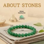 MantraMani Green Aventurine Bracelet - Energized Vedic Gemstone Jewelry - MantraMani