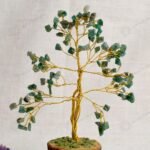 MantraMani Green Aventurine Tree: Promotes Wealth Attraction & Money Growth - Energized Vedic Gemstone Jewelry - MantraMani
