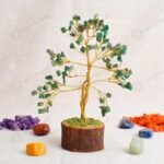 MantraMani Green Aventurine Tree: Promotes Wealth Attraction & Money Growth - Energized Vedic Gemstone Jewelry - MantraMani