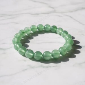 Green Aventurine Bracelet – Luck & Heart Healing | MantraMani