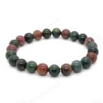 MantraMani Bloodstone Bracelet - Energized Vedic Gemstone Jewelry - MantraMani