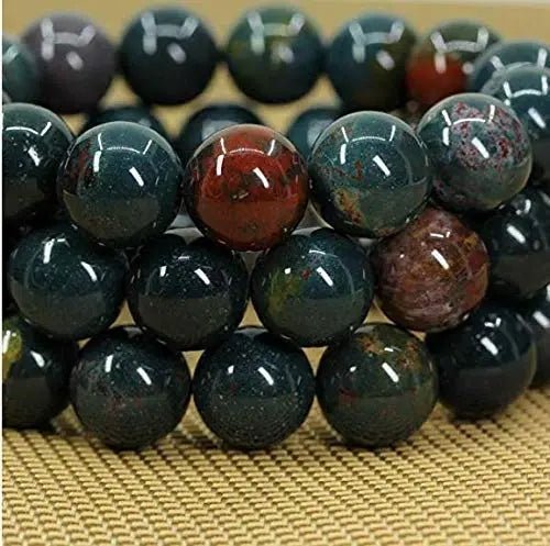 MantraMani Bloodstone Bracelet - Energized Vedic Gemstone Jewelry - MantraMani