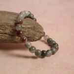 MantraMani Bloodstone Bracelet - Energized Vedic Gemstone Jewelry - MantraMani