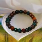 MantraMani Bloodstone Bracelet - Energized Vedic Gemstone Jewelry - MantraMani
