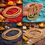 MantraMani Bel Wood Mala  Small Beads Bel Mala /   /   (3 - Energized Vedic Gemstone Jewelry - MantraMani