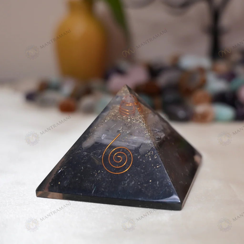 MantraMani Tourmaline Pyramid - Energized Vedic Gemstone Jewelry - MantraMani