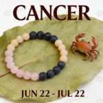 MantraMani Cancer Zodiac Birthstone Crystal Bracelet - Energized Vedic Gemstone Jewelry - MantraMani