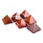 MantraMani Carnelian Pyramid - Energized Vedic Gemstone Jewelry - MantraMani