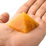 MantraMani Yellow Citrine Pyramid - Energized Vedic Gemstone Jewelry - MantraMani