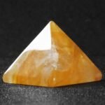 MantraMani Yellow Citrine Pyramid - Energized Vedic Gemstone Jewelry - MantraMani