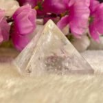 MantraMani Clear Quartz Pyramid - Energized Vedic Gemstone Jewelry - MantraMani