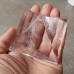 MantraMani Clear Quartz Pyramid - Energized Vedic Gemstone Jewelry - MantraMani
