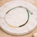 MantraMani Money & Luck Anklet - Energized Vedic Gemstone Jewelry - MantraMani
