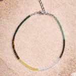 MantraMani Money & Luck Anklet - Energized Vedic Gemstone Jewelry - MantraMani