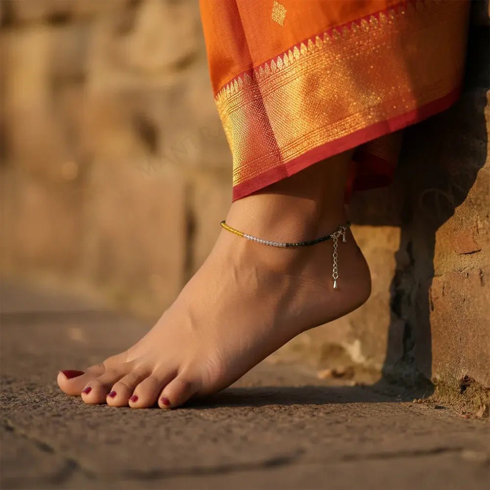MantraMani Money Magnet Anklet - Wealth, Power & Success