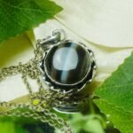 MantraMani Sulemani Hakik Crystal Pendant - Energized Vedic Gemstone Jewelry - MantraMani