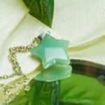 Green Aventurine Crystal Star Pendant | Natural Gemstone Jewelry for Prosperity, Positivity & Celestial Style