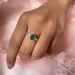 MantraMani Panna (Real Emerald) Ring: Develop Sharp Intellect and Enhance Growth Opportunities - Energized Vedic Gemston...