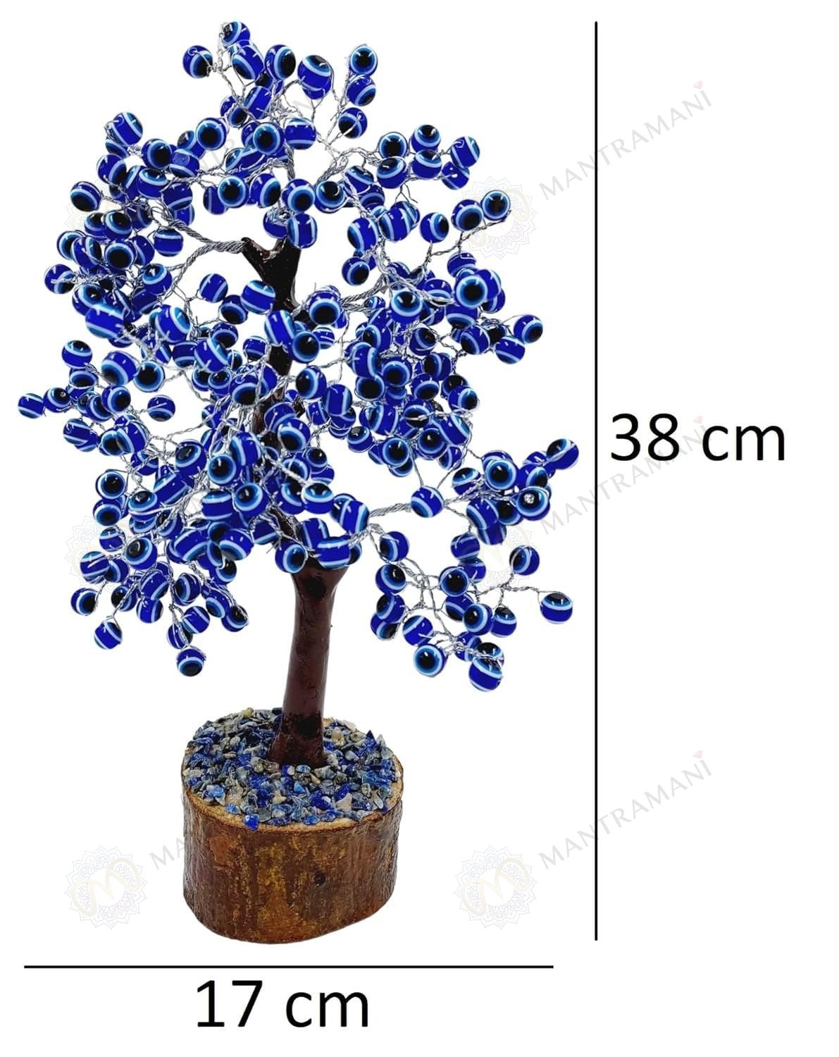 MantraMani Evil Eye Tree - Energized Vedic Gemstone Jewelry - MantraMani