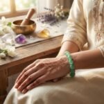 MantraMani FortuneFlow Green Aventurine Bracelet for Luck, Wealth & Emotional Healing - Energized Vedic Gemstone Jewelry...