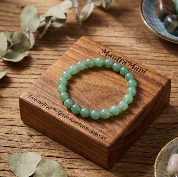 FortuneFlow Aventurine Bracelet – Luck & Wealth