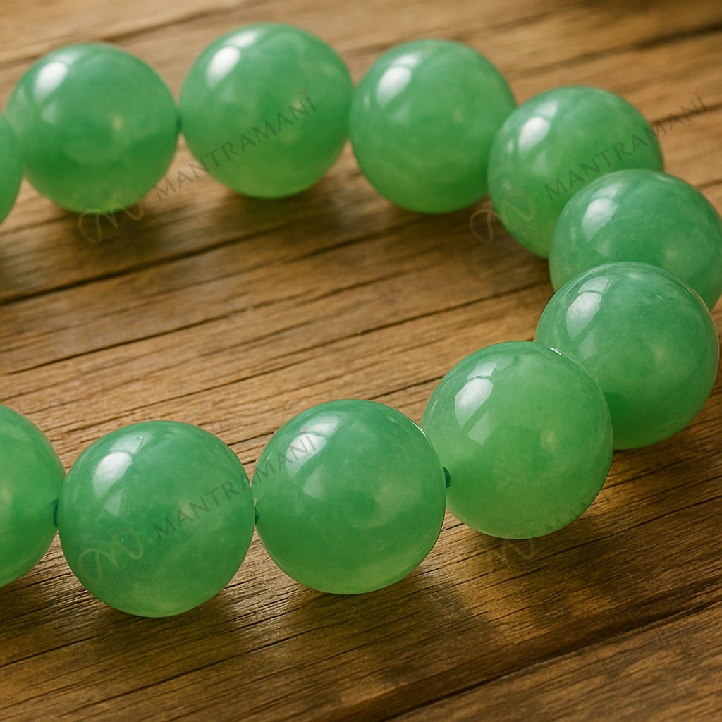 FortuneFlow Aventurine Bracelet – Luck & Wealth | MantraMani