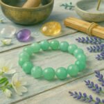 MantraMani FortuneFlow Green Aventurine Bracelet for Luck, Wealth & Emotional Healing - Energized Vedic Gemstone Jewelry...