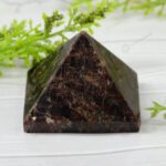 MantraMani Garnet Pyramid - Energized Vedic Gemstone Jewelry - MantraMani