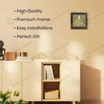 MantraMani Gayatri Mantra Raw Pyrite Frame for Wisdom and Light - Energized Vedic Gemstone Jewelry - MantraMani