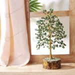 MantraMani Green Jade Tree : Promotes Wealth Attraction & Money Growth - Energized Vedic Gemstone Jewelry - MantraMani