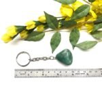 MantraMani Green Aventurine Keychain for New Opportunities & Career Growth - Energized Vedic Gemstone Jewelry - MantraMani