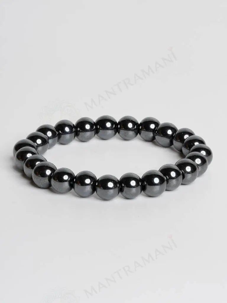MantraMani Hematite Bracelet - Energized Vedic Gemstone Jewelry - MantraMani