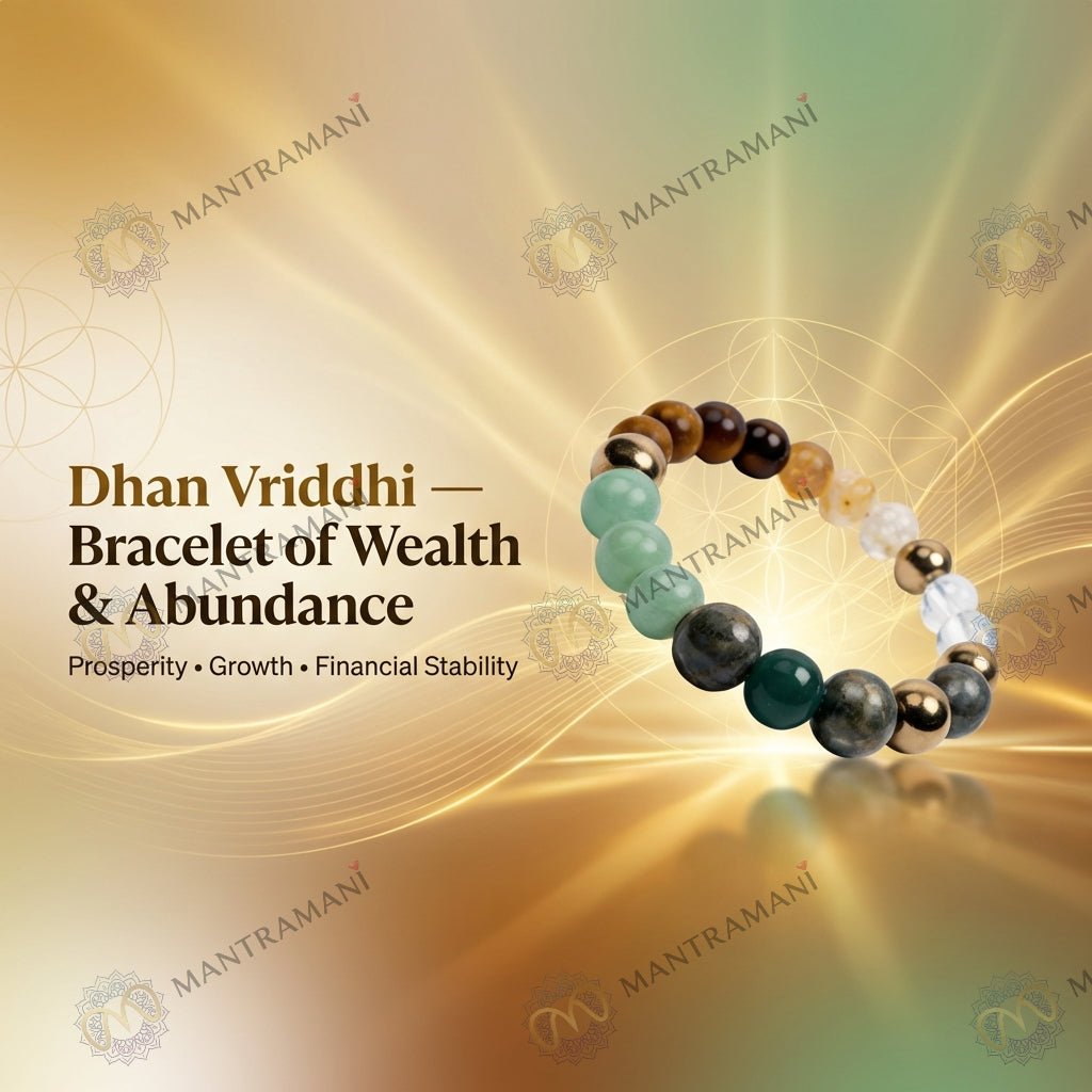 MantraMani Dhan Vriddhi - Energized Vedic Gemstone Jewelry - MantraMani