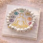 MantraMani Howlite Bracelet - Energized Vedic Gemstone Jewelry - MantraMani