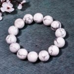 MantraMani Howlite Bracelet - Energized Vedic Gemstone Jewelry - MantraMani
