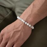 MantraMani Howlite Bracelet - Energized Vedic Gemstone Jewelry - MantraMani