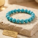 MantraMani Turquoise Cleste Irani Firoza - Energized Vedic Gemstone Jewelry - MantraMani