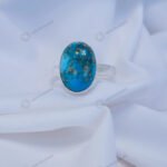 MantraMani Turquoise Ring: Strengthens Communication & Confidence - Energized Vedic Gemstone Jewelry - MantraMani