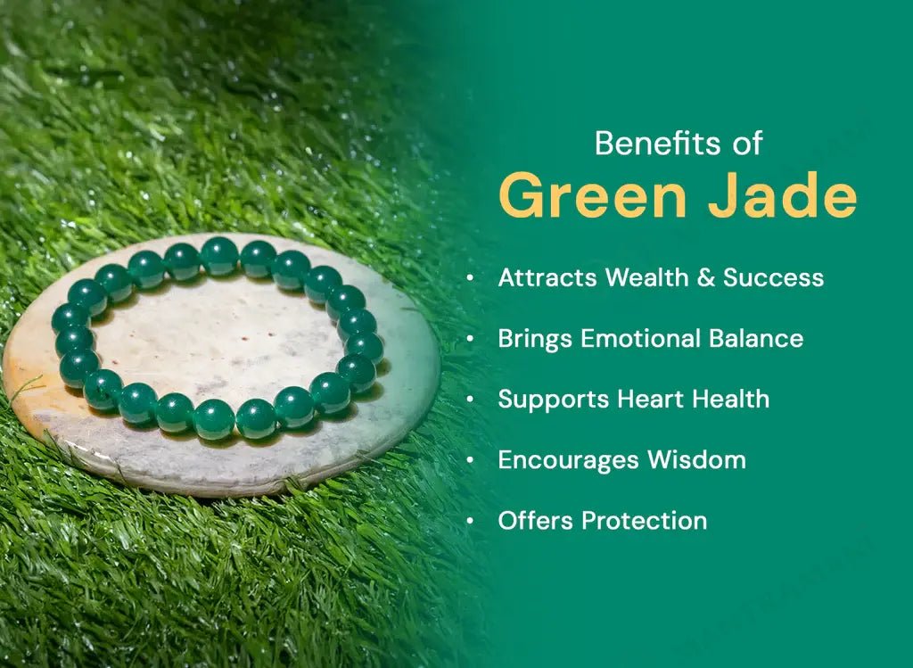 MantraMani Jade Bracelet - Energized Vedic Gemstone Jewelry - MantraMani