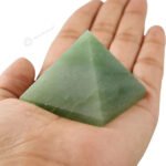 MantraMani Green Jade Pyramid - Energized Vedic Gemstone Jewelry - MantraMani