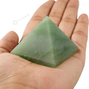 MantraMani Green Jade Pyramid
