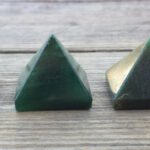 MantraMani Green Jade Pyramid - Energized Vedic Gemstone Jewelry - MantraMani
