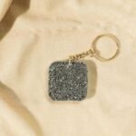 MantraMani Pyrite Keychain for Wealth Attraction & Confidence - Energized Vedic Gemstone Jewelry - MantraMani