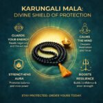 MantraMani Karungali (Ebony) Mala  108 Beads for Protection, Grounding & Spiritual Alignment - Energized Vedic Gemstone ...